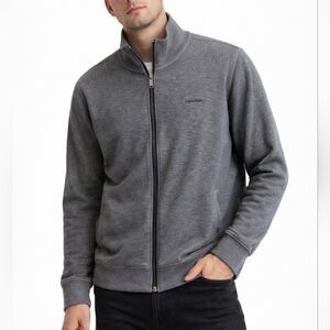 Men's Calvin Klein Gray Zip Up jacket Size L
